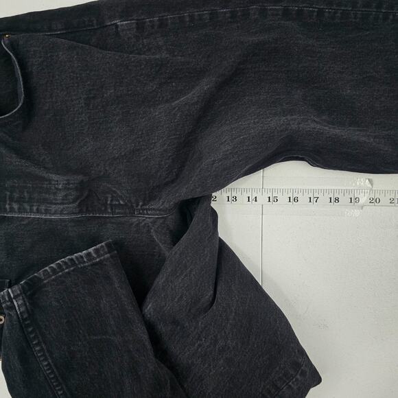 Abercrombie & Fitch 90's straight ultra high rise jeans 29/8 blue denim black - Picture 9 of 12